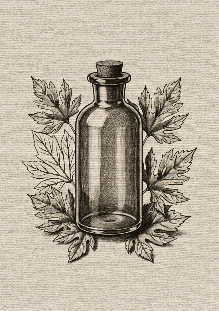 Botanical archival sketch