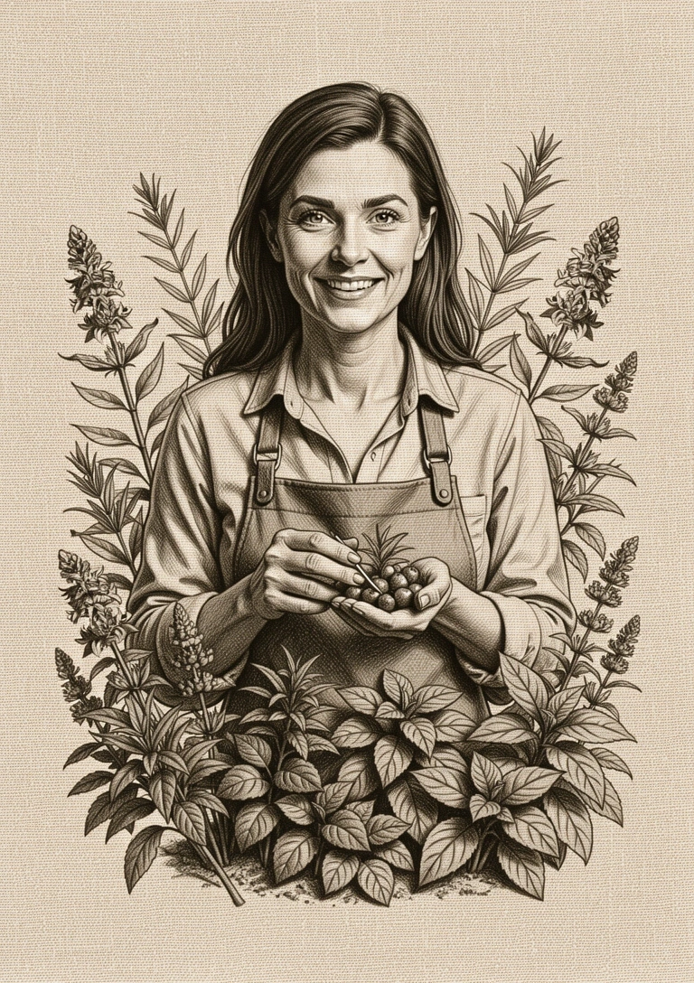 Botanical archival sketch